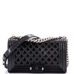 Chanel Boy Flap Bag Quilted Plexiglass #249660C34B